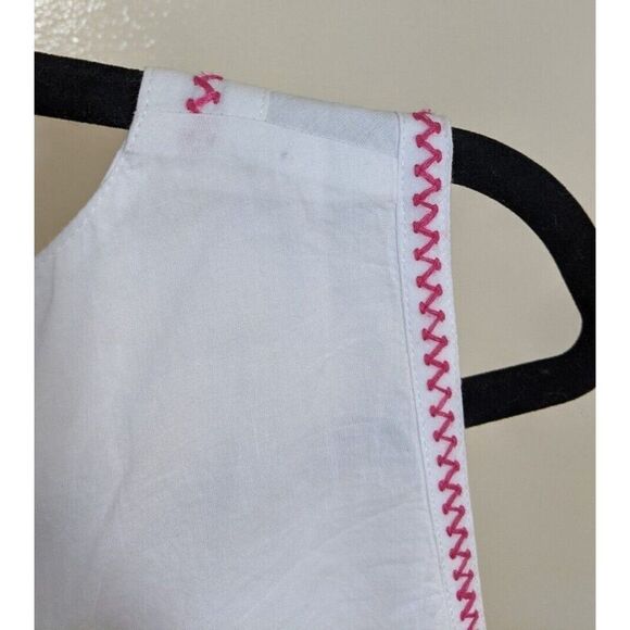 BCBGeneration Mini Dress Embroidered Floral Square Neck Oversized Small - Picture 9 of 11